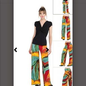 Super chic Italian wide leg palazzo pant